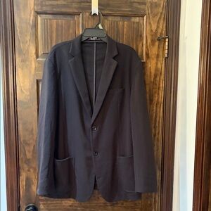 Unbranded Men's Black Lightweight Shirt Jacket Blazer